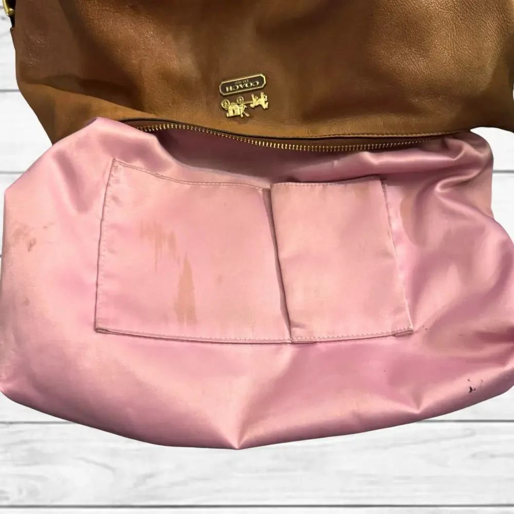 B8. COACH Madison 2-Way HOBO Bag Vintage - REHAB Bag - No-M0982-14304 - Picture 14 of 15